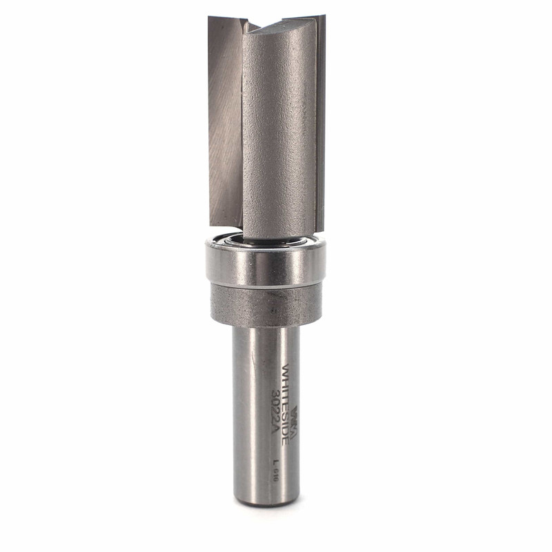 Bearing Template Router Bit - Shank:1/2" - Diameter:7/8" - Cutting Length:1-1/2"